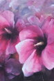 Ibiškové květy - alizarin